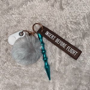 self defense key chain - feelin blue 🔘▶️